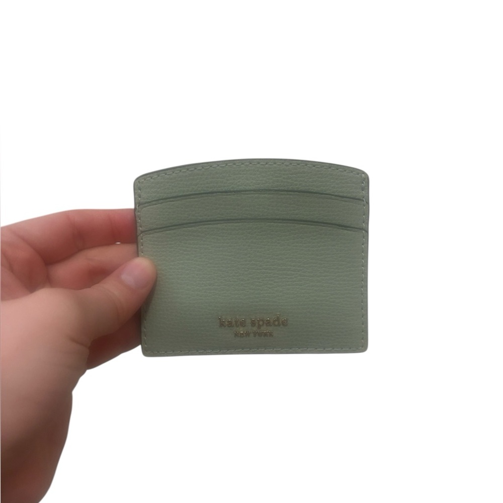 Kate Spade Mint Green/Blue Card Holder New Without Tags